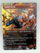 MTG - NM - Spider-Punk (0207) (Borderless) Marvel's Spider-Man Regular
