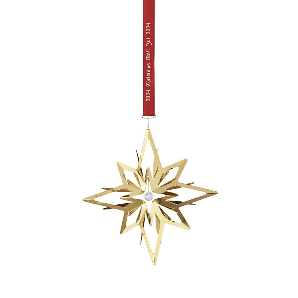 NEW IN BOX! 2024 Georg Jensen Traditional Christmas Ornament, STAR