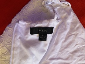 J. Crew Women's Kasana White Lace Eyelet Ruffled Jumpsuit Wide Leg Size 2