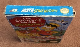 The Simpsons Bart vs. the Space Mutants (Nintendo NES 1991) Complete With Manual