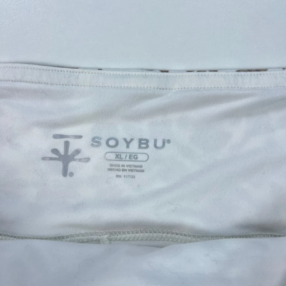 Soybu Skort Womens Extra Large XL White Geometric Lightweight Stretch Athleisure - Image 2 of 4