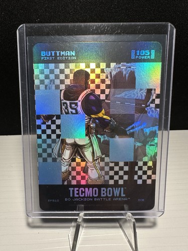 2026 Bo Jackson Battle Arena Tecmo Bowl Ice Foil Buttman Marion Butts Big Pixel