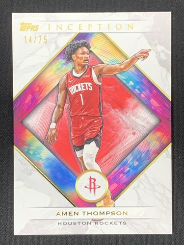 Amen Thompson 2025-26 Topps Inception Red Base /75 #8