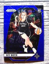 2024 Panini Prizm WNBA #126 Kate Martin Blue Velocity Prizms