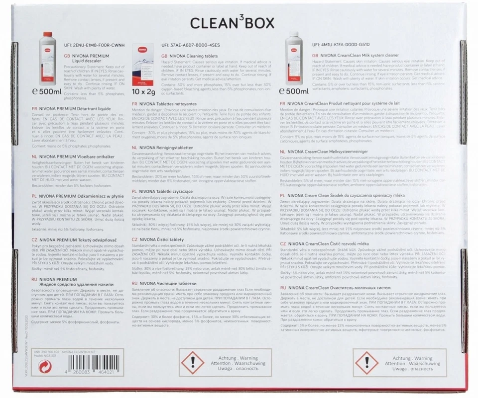 4260083464021 Coffee machine maintenance kit - Clean3Box Nivona - Bild 3 von 3