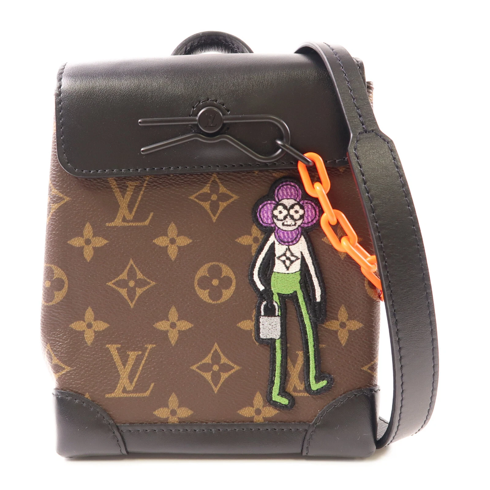 LOUIS VUITTON（LV） Borsa a tracolla Louis Vuitton LV Steamer XS M80327 monogramma marrone nero