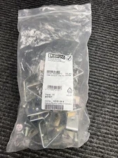 New Bag of 10 PHOENIX CONTACT BG/SH Raised Rail Mounting Bracket