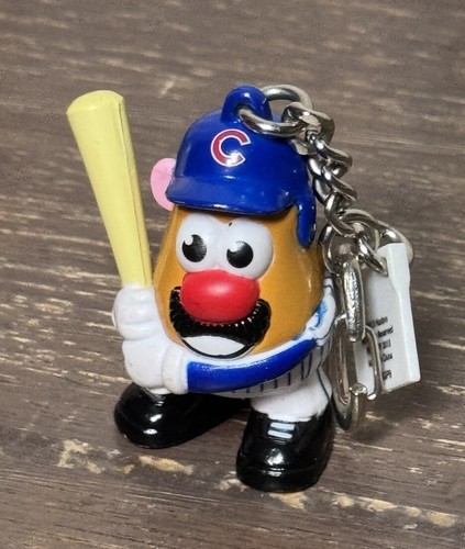 Llavero Mr Potato Head Sports Spuds Chicago Cubs recuerdo de béisbol - Imagen 1 de 5