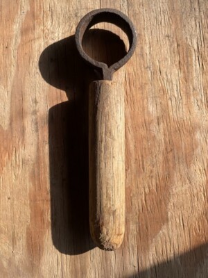 Vintage Hand Adze or Scoop Bowl Trough Making Hand Forged