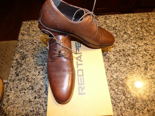Zapatos de cinta roja para hombre - Imagen 7 de 12