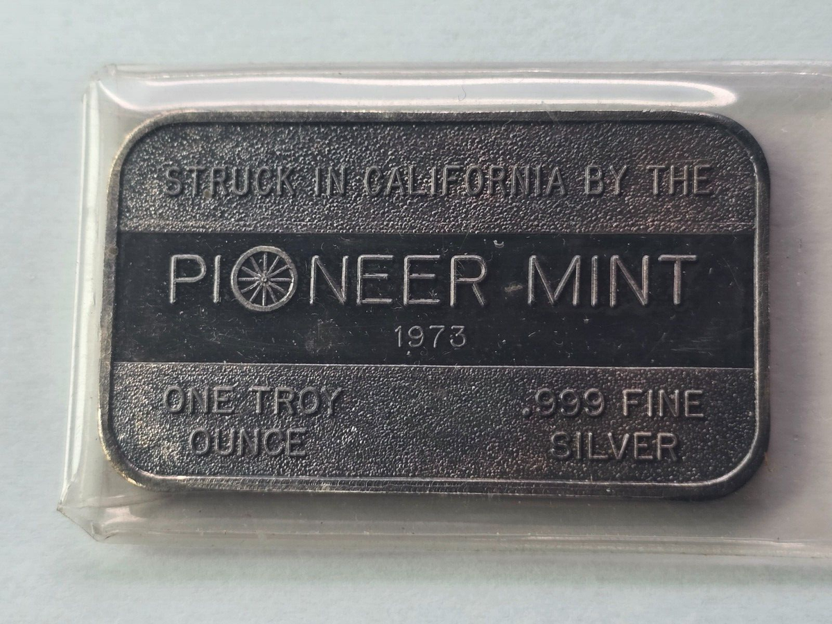 Rare 1974 Old US Mint San Francisco Pioneer Mint 1oz .999 Fine