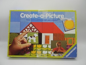 Ravensburger Create A Picture Collage Mosaic Interactive Puzzle Vintage W German Ebay