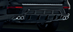 BRABUS Valve-controlled exhaust & Rear Bumper Insert Mercedes-Benz X166 GL550