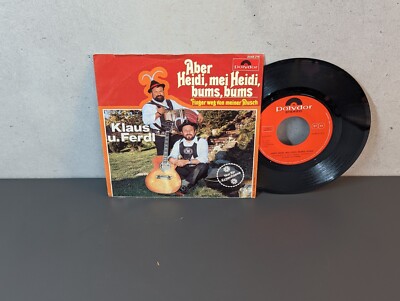 RAR ! 7  Single LP Klaus u. Ferdl Aber Heidi, Mei Heidi, Bums, Bums Polydor