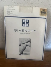 Givenchy French Ultra Sheer Leg With Dots Light Control Top Pantyhose Size C