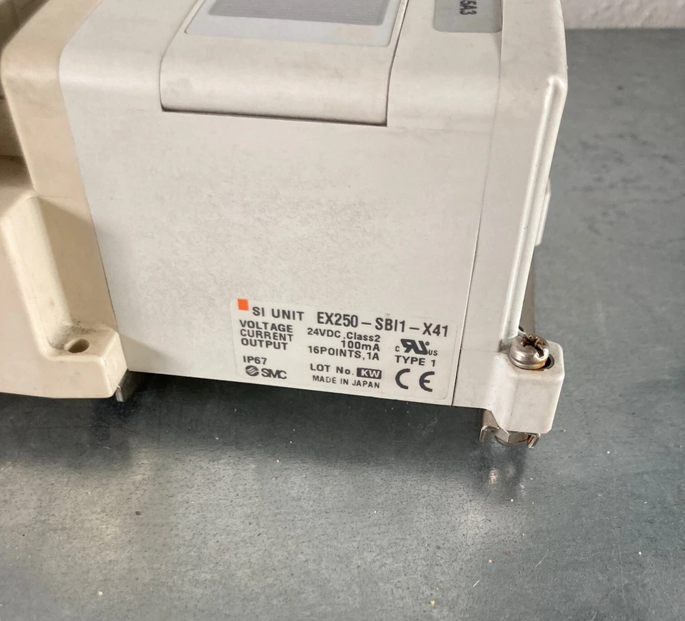 SMC SI UNIT EX250-SBI1-X41 + 6x SV1100-5FU Ventilinsel Pneumatikventil - Bild 3 von 3