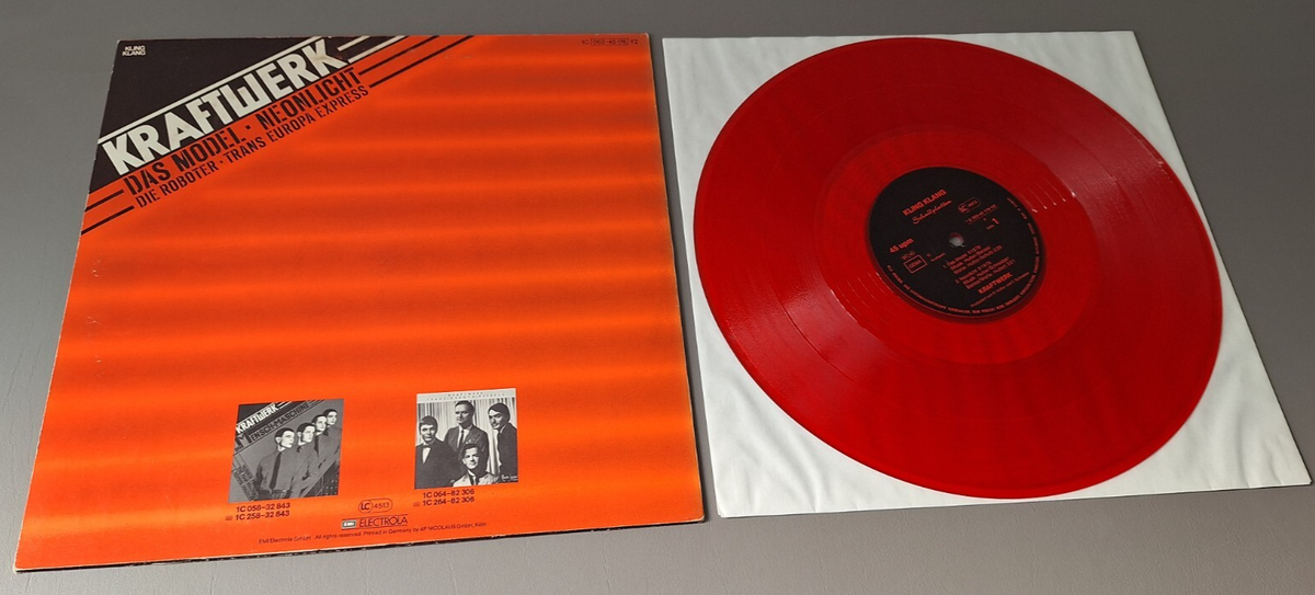 KRAFTWERK LP レコード KRAFTWERK orig. red transparent Vinyl 12