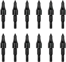 12pcs 100 Grain Field Points Target Practice Crossbow Arrow Points Arrow Tips