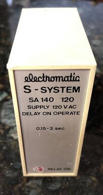 Electromatic S-System SA140 120 Delay Relay