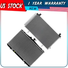 Radiator and AC Condenser Kit For 2017 2018 2019 2020 Toyota Sienna Replacement