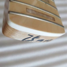 Custom 75mm heel width 5 String Maple bass guitar neck 21 fret 34 inch gloss 