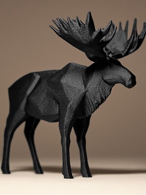 3D Printed Moose Decor