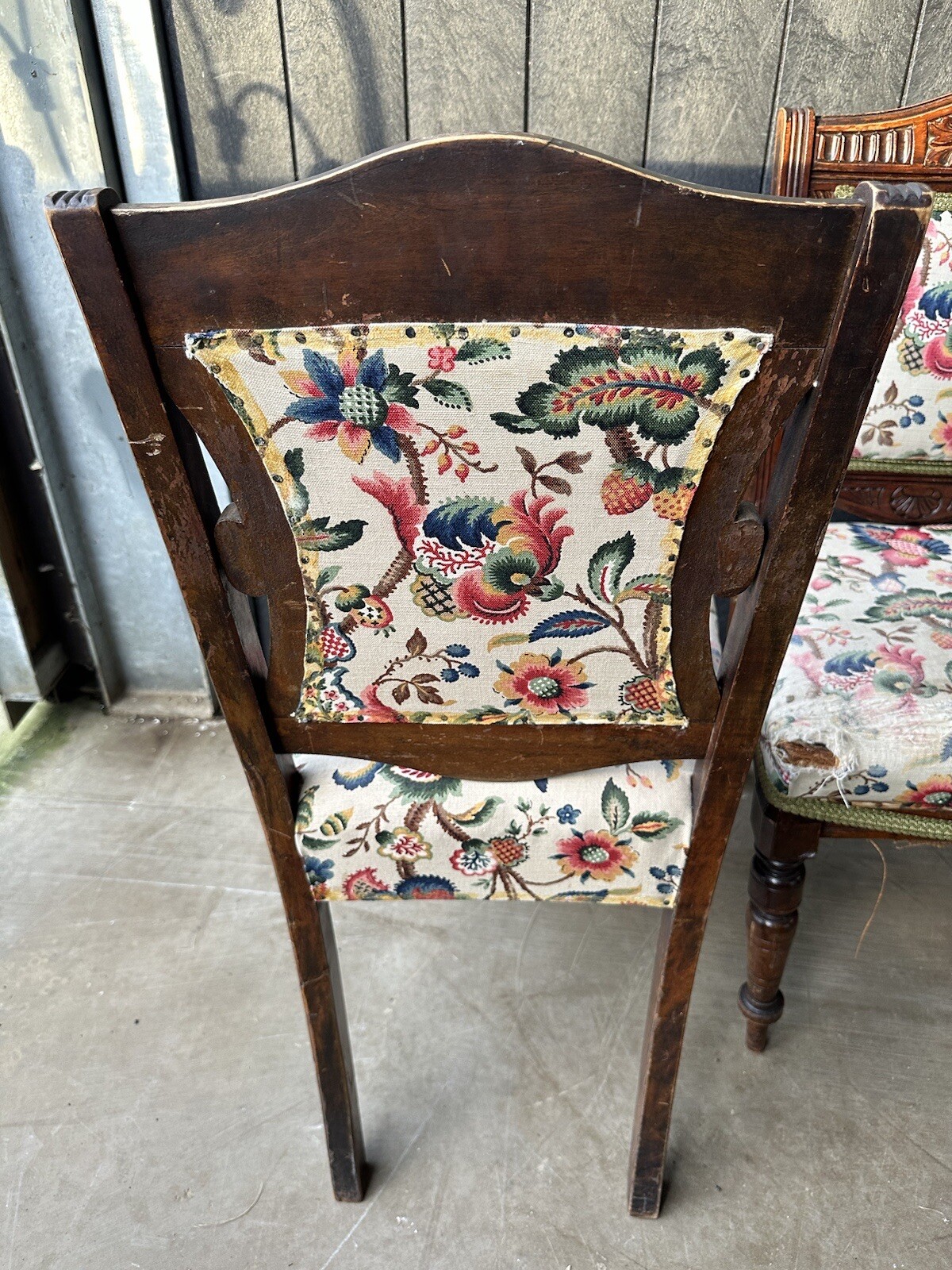 Set of four Victorian chairs for reupholstering eBay
