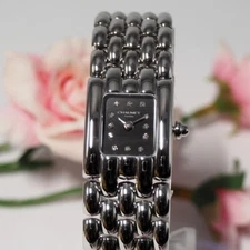 Used CHAUMET F723 Class One Khesis Quartz Watch with Diamond Square and Box
