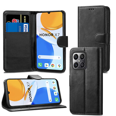 Brieftasche Leder Flip Case Hülle für Honor X6 X7a X8a/ Honor 50 90/Magic 4 5 Lite