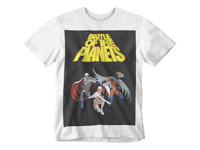 RETRO T-SHIRT Herren Battle of the Planets TV T-Shirt Cartoon Geschenk Top Fan Shirt 2