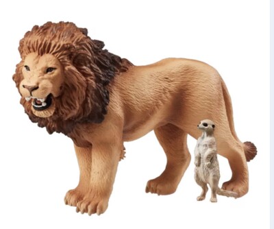 Takara Tomy ANIA Löwe Figur AS-01 mit Erdmännchen, Neu, Tier, Spielzeug, aus ...