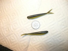 70-2 1/4"-crappie-panfish-flukes-minnows-grubs-jig-split tail-scent-soft plastic
