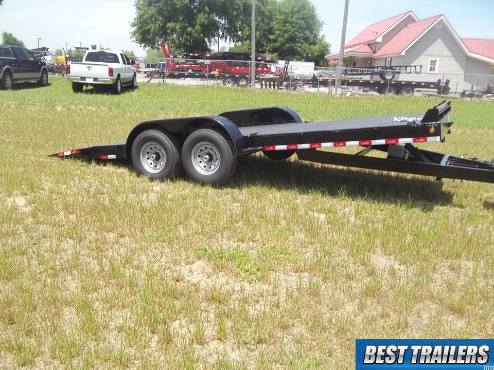 Remolque Hawke 2024 20 ft 15 k nuevo 7 x 20 equipo de inclinación eléctrica remolque Bobcat HD Foto 2 de 4