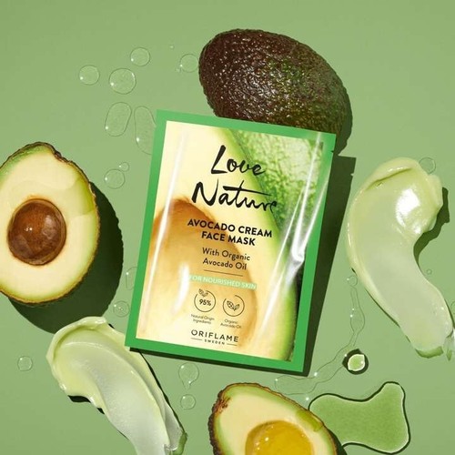 Oriflame Love Nature Avocado Cream Face Mask with Organic Avocado Oil eBay