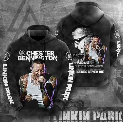 Bg Linkin Park X Chester Bennington 3D Hoodie, Size Xs-5Xl, Gift For Fans