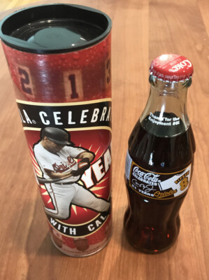 Coca Cola Bottle Celebrates 21 Years Cal Ripken 2131 NEW | eBay