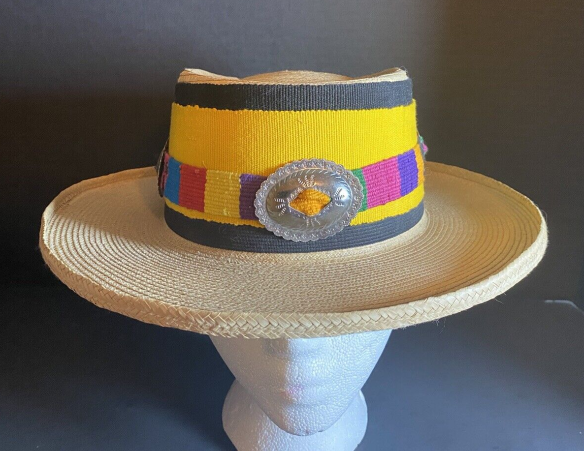 Vintage La Giralda Palm Hats Factory Hat. s-l400.jpg main image 3