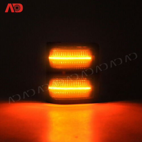 Dual-Row LED Side Mirror Signal Light For 08-16 Ford F250 F350 F450 Super Duty - Picture 2 of 7