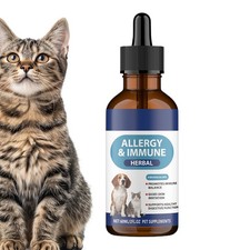 Pet Digestive Supplement 60ml Dog Cat Allergy Immunization Solution Stomach Care