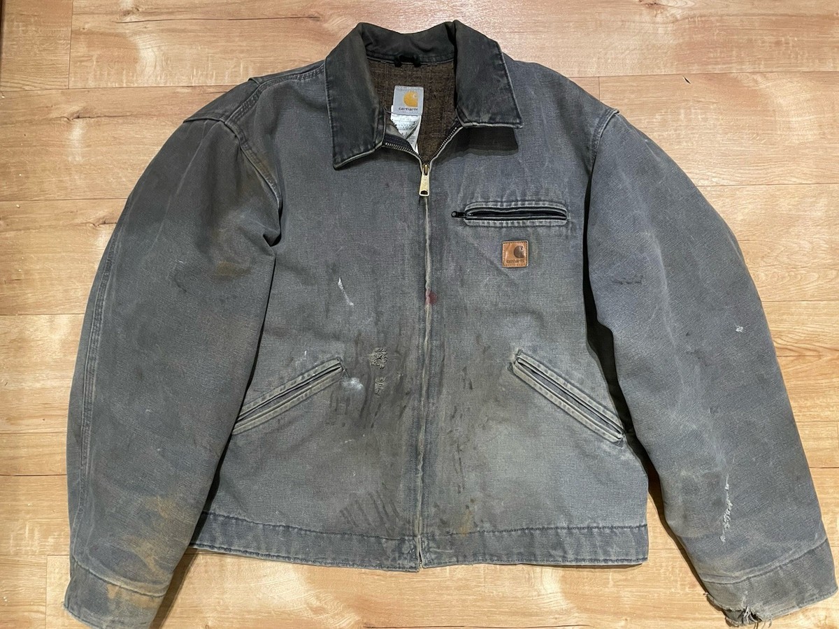 Vintage Carhartt Blanket Lined Detroit Jacket Men's Size XL J97