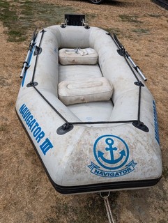 Navigator II 400 Fishing Dingy Tender Boat with Oars