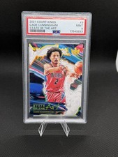 Cade Cunningham State of the Art Case Hit SSP Rookie 2021-22 Court Kings PSA 9
