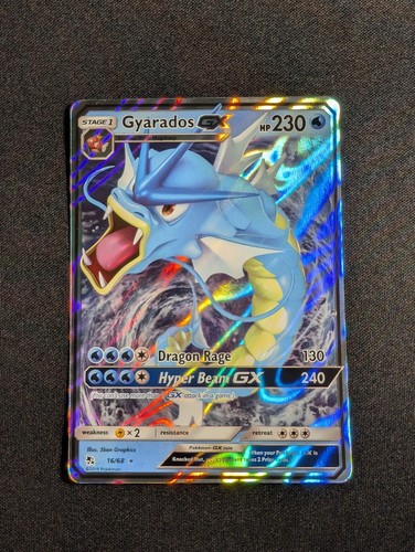 Pokemon Gyarados GX 16/68 Ultra Rare SM Hidden Fates NM