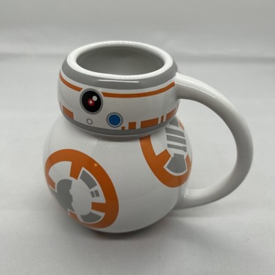 Star Wars BB-8 Kaffeebecher Original Disney Store 3D Keramiktasse Das Erwachen der Macht