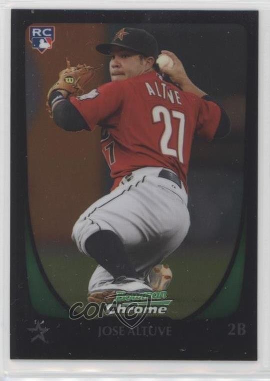 2011 Bowman Draft Chrome Jose Altuve #11 0l1