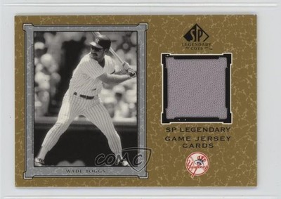2001 SP Legendary Cuts Legendary Game Uniform Wade Boggs #J-WB HOF 1h0p