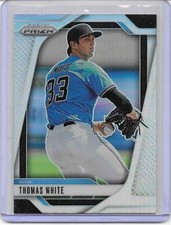 2025 Prizm Baseball Silver Prizm Thomas White Marlins P Prospect RC #78
