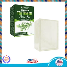Tea Tree Oil Soap Bar for Face & Body, 4oz – Antifungal Antiseptic Natural Remed