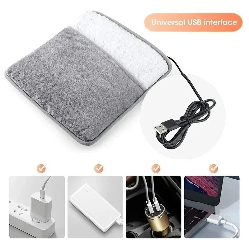 Usb Charging Soft Plush Washable Warmer Mat