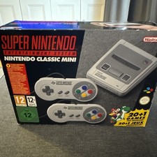 Nintendo Mini SNES Super Nintendo Console with 2 Controllers Immaculate Boxed